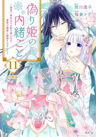 偽り姫の内緒ごと ～後宮で身代わりの妃を演じたら、皇帝と護衛に寵愛されました～ 分冊版(11)