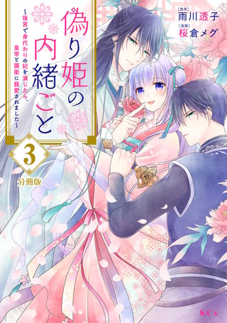 偽り姫の内緒ごと ～後宮で身代わりの妃を演じたら、皇帝と護衛に寵愛されました～ 分冊版(3)