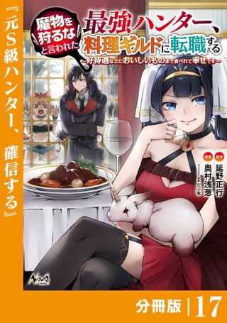 魔物を狩るなと言われた最強ハンター、料理ギルドに転職する～好待遇な上においしいものまで食べれて幸せです～【分冊版】 (ノヴァコミックス)17