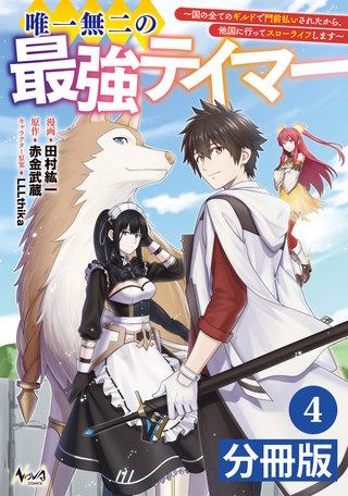 唯一無二の最強テイマー～国の全てのギルドで門前払いされたから、他国に行ってスローライフします～【分冊版】（ノヴァコミックス）(4)
