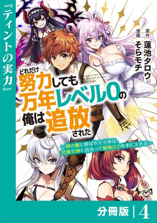 どれだけ努力しても万年レベル0の俺は追放された～神の敵と呼ばれた少年は、社畜女神と出会って最強の力を手に入れる～【分冊版】（ノヴァコミックス）(4)