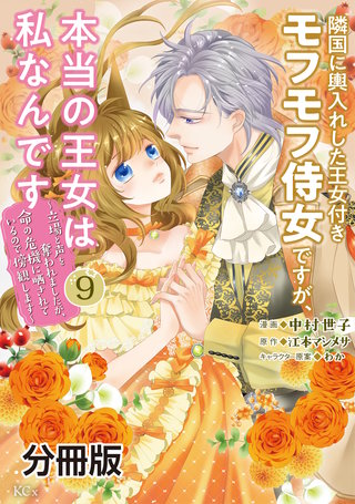 隣国に輿入れした王女付きモフモフ侍女ですが、本当の王女は私なんです 分冊版 ～立場と声を奪われましたが、命の危機に晒されているので傍観します～(9)