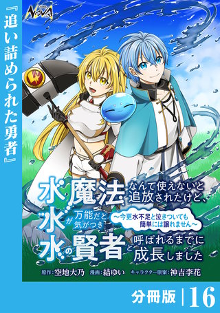 水魔法なんて使えないと追放されたけど、水が万能だと気がつき水の賢者と呼ばれるまでに成長しました～今更水不足と泣きついても簡単には譲れません～【分冊版】１６