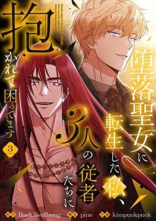 堕落聖女に転生した私、3人の従者たちに抱かれて困ってます【単行本版】 3巻