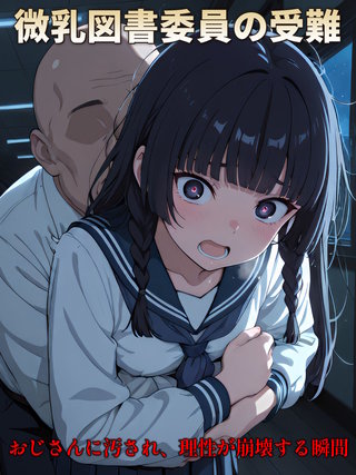 【CG】微乳図書委員の受難 おじさんに汚され、理性が崩壊する瞬間