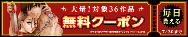 7/17から7/30 ぶんか社クーポン