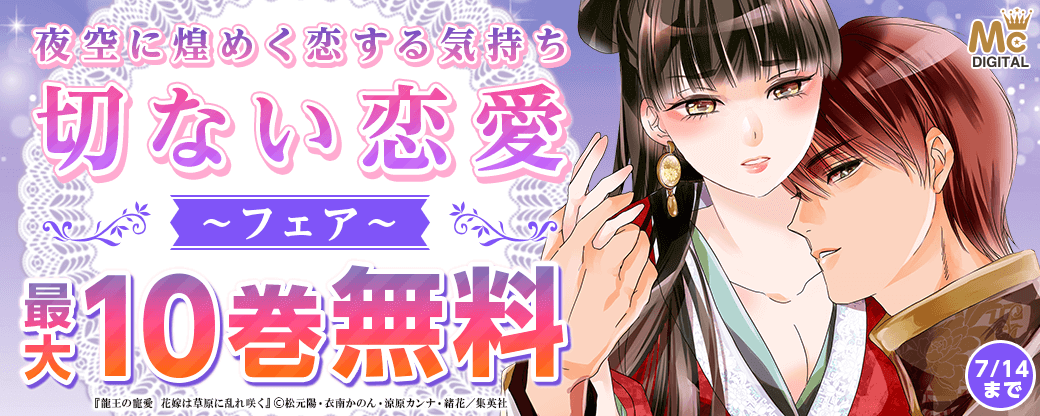 夜空に煌めく恋する気持ち 切ない恋愛フェア