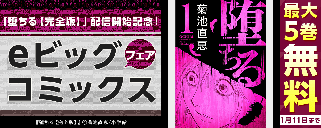 「堕ちる【完全版】」配信開始記念！eビッグコミックスフェア！