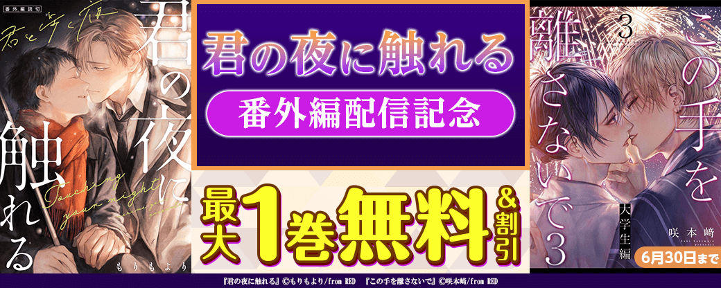 「君の夜に触れる」待望の番外編配信！