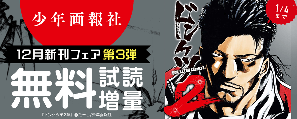 「ドンケツ第２章」など　少年画報社12月新刊フェア第3弾