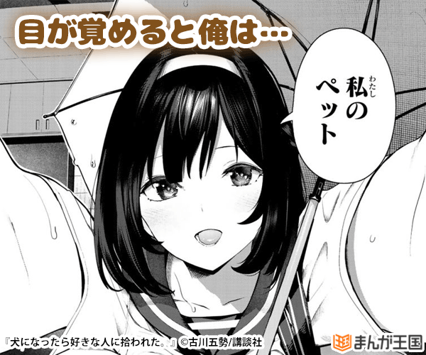 犬になったら好きな人に拾われた。